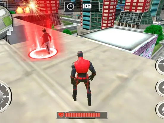 Zrzuty ekranu Super Iron Rope Hero iPad 